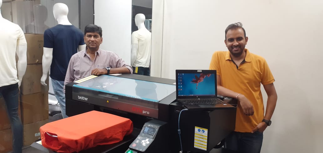 Apsom Infotex installs first Brother GTXpro BULK direct-to-garment printer at Sambhav Clothing
